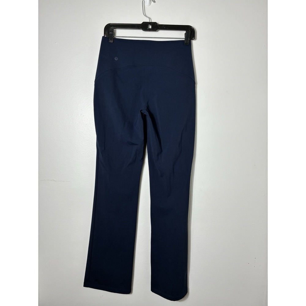 Lululemon Smooth Fit Pull On High-rise Pants Sz 6 Blue Casual Comfort Athletic - Picture 5 of 10